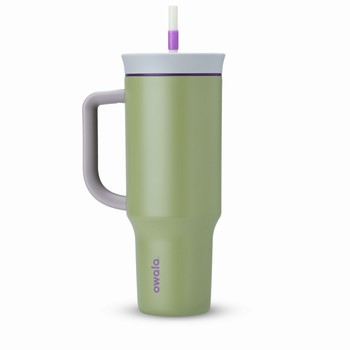 Owala 40oz Tumbler Water Bottles Green | GJXUTP025